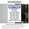 Signmission Beware Of Dog Do Not Enter My OSHA Notice Sign, Vinyl Decal, 7in W x 10in L, 2PK OS-2PACK-NS-D-710-V-10342 - alternate 6